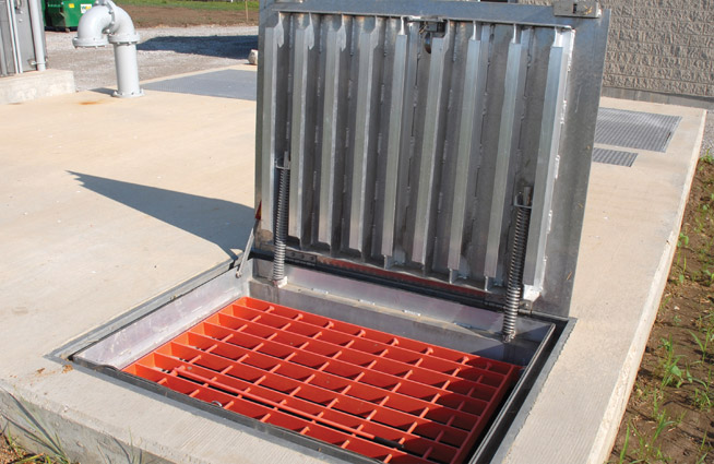 Hatch Cover Safety Grate