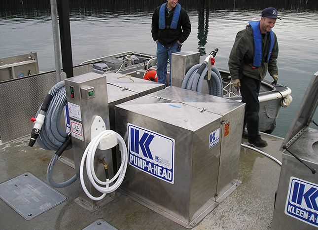 Dockside Marine Sewage Pump System Installation